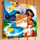 Часы "Мультфильм Лило и Стич. Lilo & Stitch" подарок ребенку, фанатам Дисней, украшение детской комнаты, спальни - изображение 2
