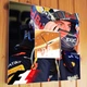 Часы "Макс Ферстаппен. Max Verstappen. Формула 1. Formula F1" подарок для фанатов автогонок, украшение спальни, гаража - изображение 2
