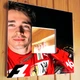 Декоративне дзеркало "Шарль Леклер. Charles Leclerc. Формула 1. Formula F1" сувенір для фанатів автоперегонів, прикраса спальні, гаража - зображення 1
