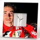 Часы "Шарль Леклер. Charles Leclerc. Формула 1. Formula F1" сувенир для фанатов автогонок, украшение спальни, гаража - изображение 1