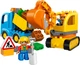 Конструктор LEGO DUPLO Грузовик и гусеничный экскаватор (10812) - изображение 2