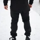 Зимние Мужские Брюки Intruder Softshell на флисе / Утепленные брюки в черном цвете размер M - изображение 2