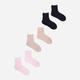 Zestaw skarpet 3 pary dziecięcy Yoclub Socks With Frill 3-Pack 1 23-26 Wielobarwny (5904921660303) - obraz 1