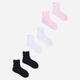 Zestaw skarpet 3 pary dziecięcy Yoclub Socks With Frill 3-Pack 2 23-26 Wielobarwny (5904921671101) - obraz 1