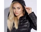 Довга жіноча стьобана куртка з капюшоном чорний 95_9N_100_1_XL, XL - изображение 5