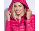 Довга жіноча стьобана куртка з капюшоном рожевий 95_9N_100_P_XL, XL - изображение 5