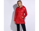 Довга жіноча стьобана куртка з капюшоном червоний 95_9N_100_3_XL, XL - изображение 2