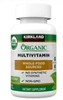Витамины Kirkland USDA Organic Multivitamin 80 таблеток - изображение 1