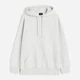 Худи оверсайз мужское H&M 271099512 XL Светло-серое (2727000036096) - изображение 3