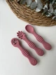 Ложки для начала прикорма набор 3шт pre-spoon для первого прикорма малиновый ПАКУНОК МАЛЮКА - изображение 1