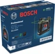 Лазерный уровень нивелир Bosch Professional GLL 2-20 G с держателем, потолочной крепью и 4 батарейками (0601065000) - изображение 4