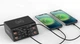 Настільний зарядний пристрій ASOMETECH 100W багатофункціональна 8-портова+Бездротова QI зарядка LED дисплей Швидка зарядка QC3.0 PD3.0 White - зображення 5