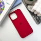 Чохол силіконовий Full Silicone Case for iPhone 16 Pro Maroon (з закритим низом) - изображение 5