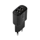 Мережевий зарядний пристрій Winso Pro 12W 2xUSB-A чорний 220012 - зображення 2