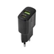 Мережевий зарядний пристрій Winso Pro PD20W USB-C+USB-A чорний 220020 - зображення 2