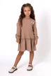 Сукня для дівчинки Mevis 5073-04 коричневий 110 - изображение 2