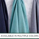 Набор 6 хлопковые полотенца Lacoste для ванной 138х76+76х40+33х33 см Heritage Anti-Microbial Supima Cotton Голубых (1159820860) - изображение 4