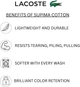 Набор 6 хлопковые полотенца Lacoste для ванной 138х76+76х40+33х33 см Heritage Anti-Microbial Supima Cotton Голубых (1159820860) - изображение 6