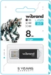 Флеш память USB Wibrand Cougar 8GB USB 2.0 Black (WI2.0/CU8P1B) - изображение 2