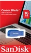 Флеш память USB SANDISK Cruzer Blade 16GB USB 2.0 Blue (SDCZ50C-016G-B35BE) - изображение 3
