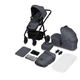 Универсальная коляска 2 в 1 Lionelo AMBER PLUS GREY GRAPHITE - изображение 5