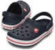 Дитячі сабо Crocs Kids' Crocband™ Clog 21 Темно-синій/червоний 204537 - зображення 10