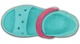 Детские сандалии Crocs Crocband Sandal Kids р 21 морская волна/темно -розовый 12856 - изображение 6