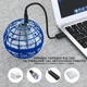 Летающий шар с LED подсветкой FlyingBall, 9,5 см, синий - изображение 9