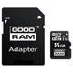 Карта памяти GoodRam MicroSDHC 16GB UHS-I Class 10 + SD-adapter (M1AA-0160R12) - изображение 1