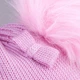 Зимова шапка для дівчинки tutu 05140 44-48 Рожева - зображення 2