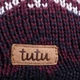 Зимова шапка для хлопчика tutu 05178 48-52 Бордова - зображення 2