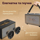 Міні колонка для телефону бездротова акустика портативна колонка з FM радіо Чорний - зображення 6