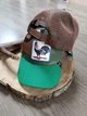 Кепка Бейсболка Тракер с сеткой Goorin Brothers Animal Farm Cock с Петухом камуфляж хаки - изображение 3