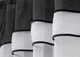 Гардина арка на кухню VR-Textil № 110к черный с белым 280х170 см (52-1044) - изображение 4
