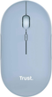 Компьютерная мышь Trust Puck Rechargeable Ultra-Thin беспроводная синяя - изображение 1