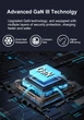 Зарядна станція 175W 6-Ports GAN Charger USB-C PD3.0+QC3.0 LED дисплей Black - зображення 8