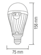Лампа акумуляторна "DURALITE-12" 12W 6400К, E27 - изображение 2