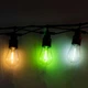 Гирлянда уличная в стиле ретро светодиодная мультиколор S14 на 10 LED ламп длиной 5 метров S14ML - изображение 6