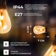 Ретро гирлянда уличная 10 LED лампочек 5 метров А60 4918075 - изображение 4