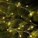 Светодиодная гирлянда мишура "Роса", 50м, 1500 LED, 220V, 8 режимов, Теплый белый - изображение 6