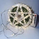 Светодиодная гирлянда мишура "Роса", 10м, с пультом, 300 LED, от USB и сети 220V, 8 режимов, Теплый белый - изображение 10