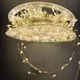 Светодиодная гирлянда мишура "Роса", 50м, 1500 LED, 220V, 8 режимов, Теплый белый - изображение 9