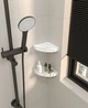 Полиця в ванну кімнату кутова NC Home Corner біла 110362 - зображення 2