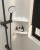 Полиця в ванну кімнату кутова NC Home Even біла 110365 - зображення 2
