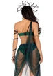 Еротичний костюм Медузи Горгони Leg Avenue Medusa Costume (топ, спідниця, нарукавники, прикраси) Зелений L - зображення 4