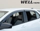 Дефлекторы окон Wellvisors с хромированным молдингом передние и задние Chevrolet Equinox 2018-2023 4 шт (3-847CH020) - изображение 4
