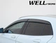 Дефлекторы окон Wellvisors с черным хромированным молдингом передние и задние Mercedes-Benz GLA-Class 2015-2020 4 шт (3-847MB019) - изображение 5