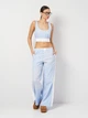 Футболка женская Zara 3451/277 XL Синяя (03451277044056) - изображение 3