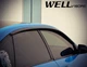 Дефлекторы окон Wellvisors Premium серия передние Subaru Legacy 2005-2009 Sedan 2 шт (3-847SU009) - изображение 5