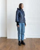 Fashions • Куртка женская с довязом на рукавах "Dream" Fashions 58 синий (№3508-мк) - изображение 2